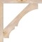 Ekena Millwork Balboa Block Smooth Bracket, Douglas Fir, 3 1/2"W x 48"D x 48"H BKT04X48X48BOA05SDF - alternate 2